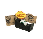 Plakband Scotch Magic 810 19mmx33m transparant 14 rollen + plakbandhouder zwart