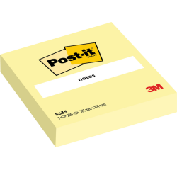 Memoblok 3M Post-it 563 101x101mm geel 200 vel