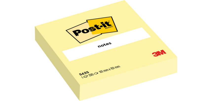 Post-it Haftnotizenblock 5635 101x101mm Gelb 200 Blatt