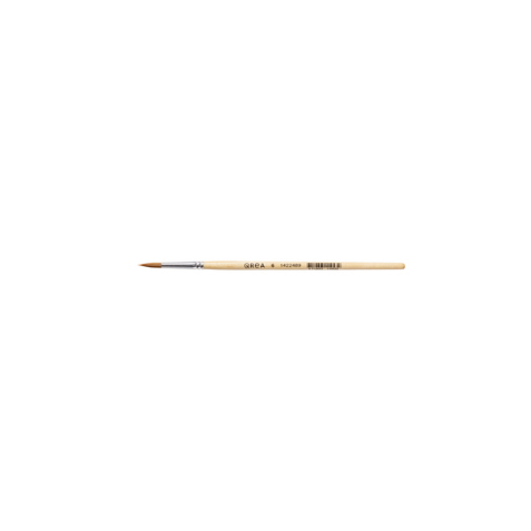 Pinceau Qrea poil synthétique n° 6 largeur 3,9mm