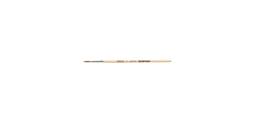 Penseel Qrea synthetisch haar nr 3 breedte 3,0mm