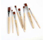 Pinceau Qrea poil synthétique n° 6 largeur 6,4mm