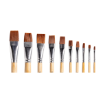 Pinceau Qrea poil synthétique n° 6 largeur 6,4mm