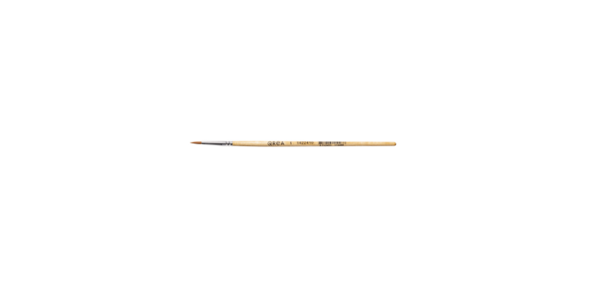 Penseel Qrea synthetisch haar nr 1 breedte 2,7mm