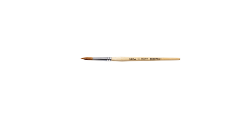 Penseel Qrea synthetisch haar nr 10 breedte 6,6mm