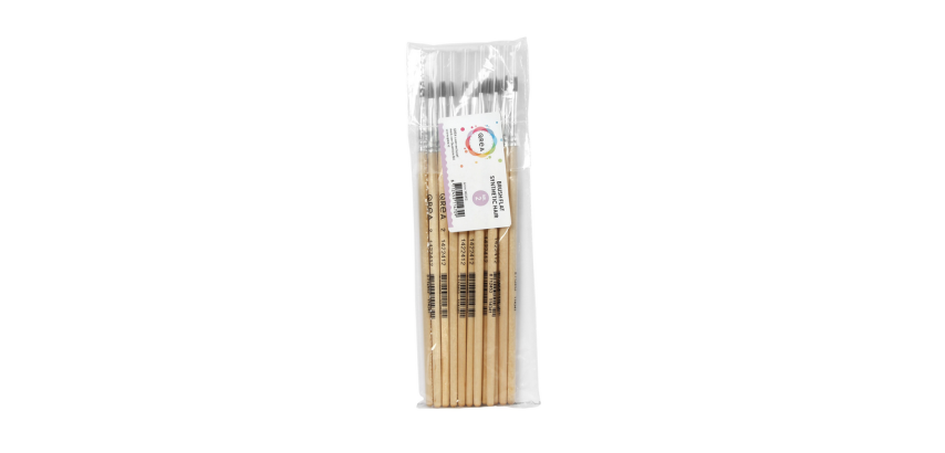 Pinceau Qrea poil synthétique n° 2 largeur 4,3mm