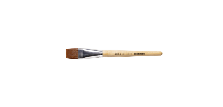 Qrea Pinsel synthetisches Haar Nr. 22 Breite 25,2 mm