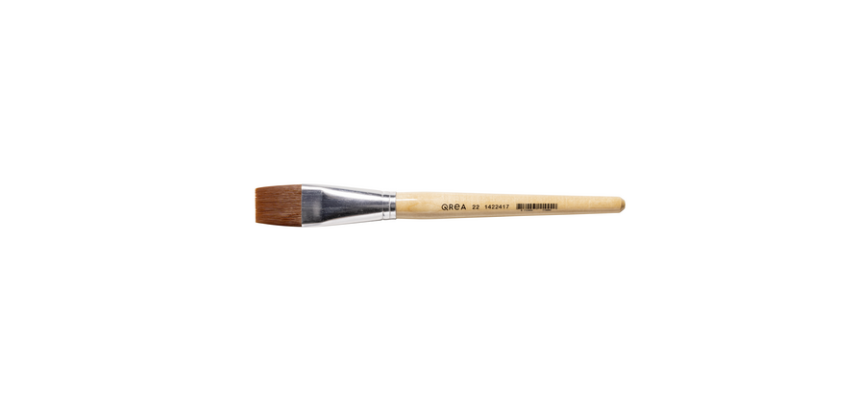 Qrea synthetic bristle brush no. 22 width 25.2mm