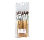 Pinceaux Qrea poil synthétique set 11 largeurs