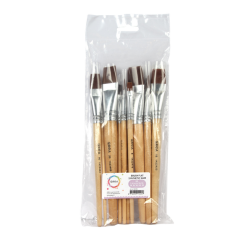 Pinceaux Qrea poil synthétique set 11 largeurs