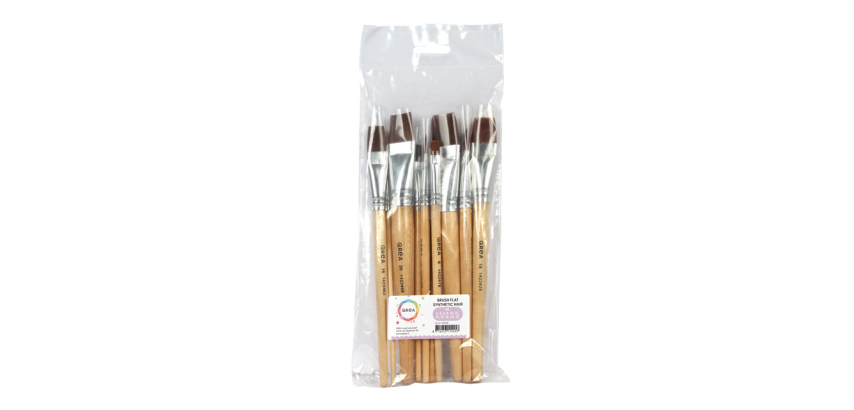 Qrea Pinsel synthetisches Haar Set 11 Breiten