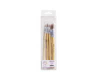 Pinceaux Qrea poil synthétique set 5 largeurs