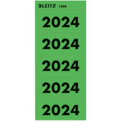 Etiquette dorsale Leitz 2024 vert 100 pièces