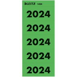 Etiquette dorsale Leitz 2024 vert 100 pièces