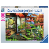 Puzzle Ravensburger  Maison de thé Jardin japonais 1000 pièces