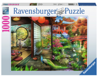 Puzzle Ravensburger  Maison de thé Jardin japonais 1000 pièces