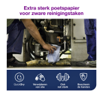Papier de nettoyage Tork Premium Industrial Heavy-Duty W4 130082 plié 3 ép 5x 100 feuilles bleu