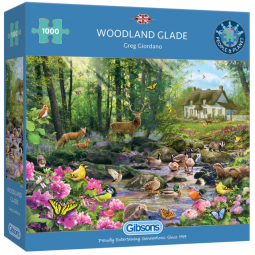 Puzzel Gibsons Woodland Glade 1000st