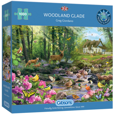 Puzzle Gibsons Wooland Glade 1000 pièces