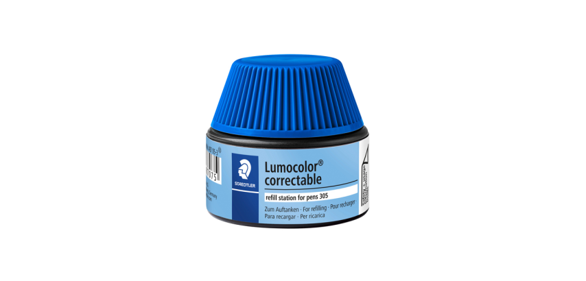 Viltstiftvulling Staedtler Lumocolor 305 non permanent correctable bl