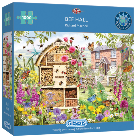 Puzzel Gibsons Bee Hall 1000st