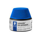 Viltstiftvulling Staedtler Lumocolor non-permanent 15ml blauw