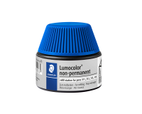 Viltstiftvulling Staedtler Lumocolor non-permanent 15ml blauw