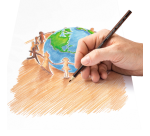 Kleurpotloden Staedtler Noris kleuren People of the World set à 12