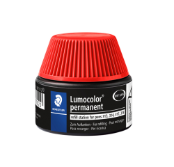 Station de recharge feutre STAEDTLER lumocolor permanent 15ml rouge