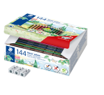 Crayon de couleur Staedtler Noris Classpack 144 pièces 12 couleurs + 3 taille-crayons gratuits