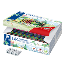 En_lapiz de color staedtler wopex ecologico caja de 144 unidades surtidas 12 colores surtidos