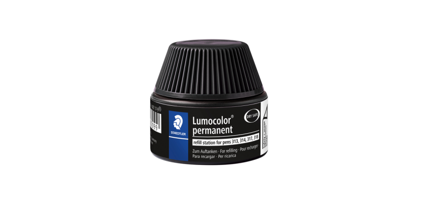 Station de recharge feutre STAEDTLER lumocolor permanent 15ml noir