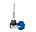 Station de recharge feutre STAEDTLER Lumocolor tableau blanc 30ml bleu