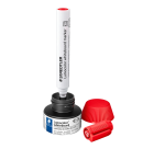 Station de recharge feutre STAEDTLER Lumocolor tableau blanc 20ml rouge