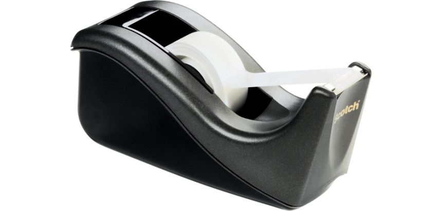 Plakbandhouder Scotch C60 zwart + 4 rollen Magic invisible
