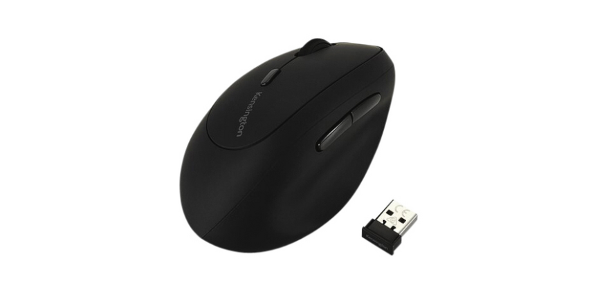 Muis Kensington pro fit ergo links draadloos zwart