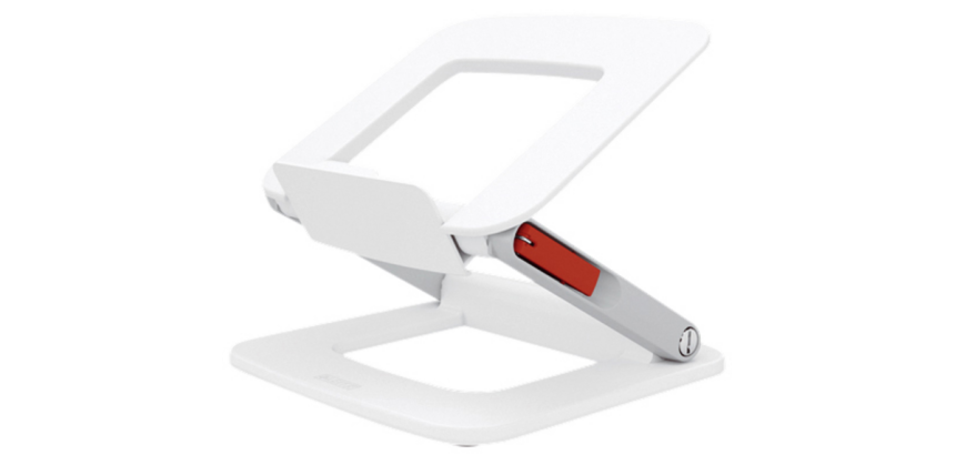 Support ordinateur portable Leitz Ergo réglage multi-angles blanc
