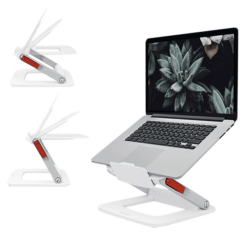 Support ordinateur portable Leitz Ergo réglage multi-angles blanc