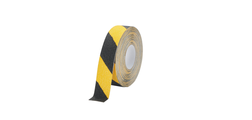 Ruban antidérapant DURALINE GRIP+ 50mmx15m jaune-noir