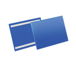 Pochette adhésive Durable A4 paysage bleu 50 pièces