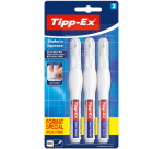 Stylo correcteur Tipp-ex Shake 'n squeeze 8ml blister 3 pièces