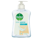 Savon gel mains Dettol Sensitive antibactérien 250ml avec pompe
