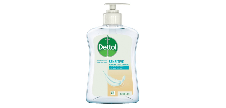 Dettol Sensitive antibakterielles Handgel Seife 250ml mit Pumpe