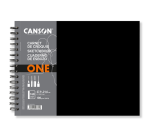 Carnet de croquis Canson Art Book One spirale 279x216mm 100g 80 feuilles blanches