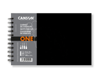 Carnet de croquis Canson Art Book One spirale 216x140mm 100g 80 feuilles blanches 100g
