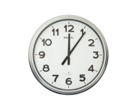 Horloge murale MAULride Radiopilotée Ø61x7,5cm plastique argent/blanc