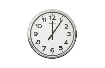 Horloge murale MAULride Radiopilotée Ø61x7,5cm plastique argent/blanc