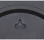 Horloge murale MAULstep Quartz Ø30x5cm plastique Argent/blanc silencieuse