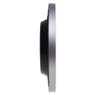 Horloge murale MAULstep Quartz Ø30x5cm plastique Argent/blanc silencieuse