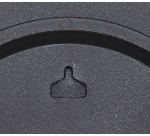 Horloge murale MAULstep RC Ø30x5cm plastique argent/blanc